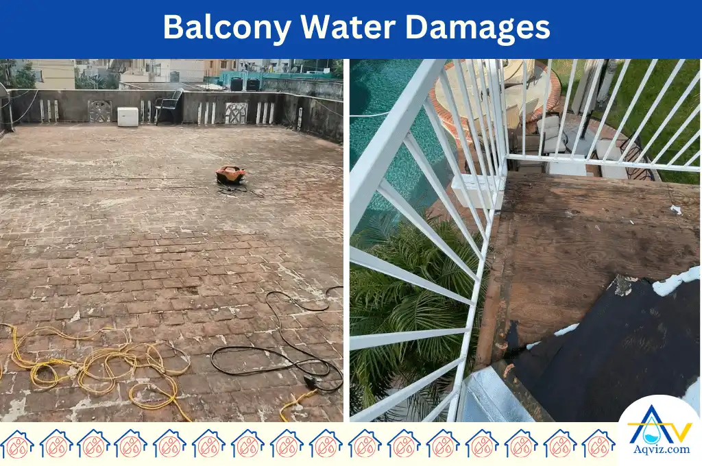 Balcony Water Damages