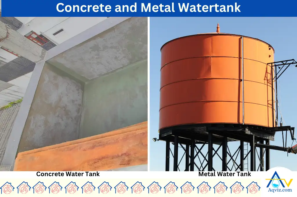 Concrete and Metal Watertank