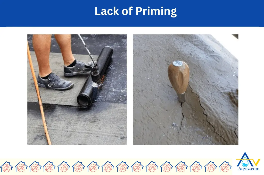 Lack of waterproof Priming