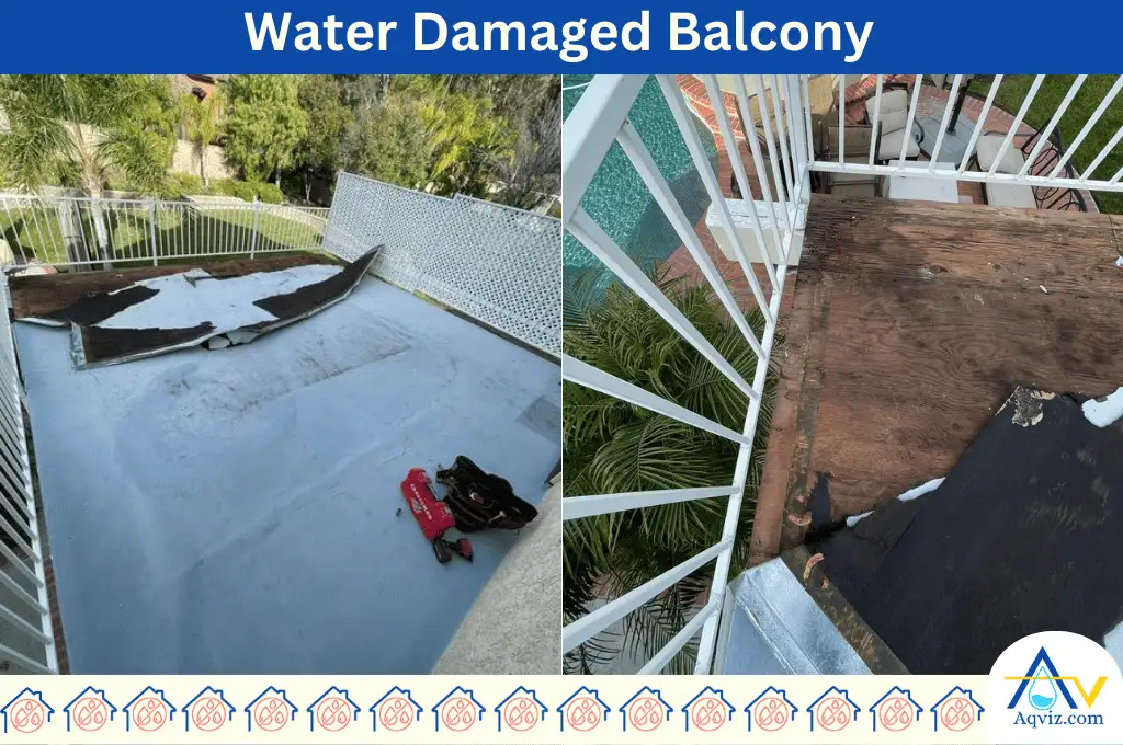 Water Damaged Balcony