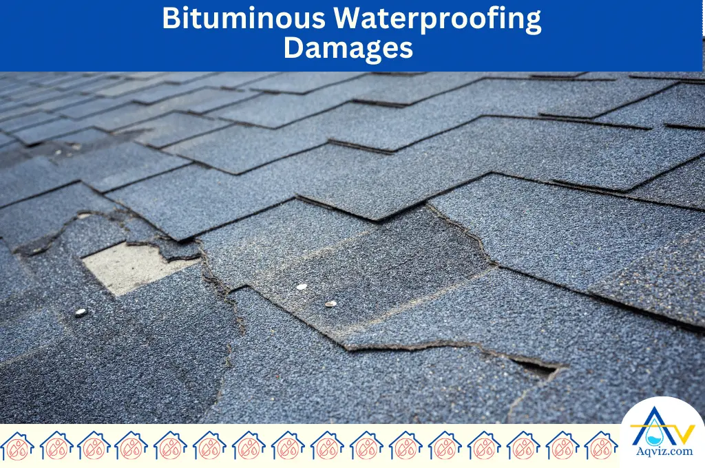 bituminous waterproofing damaging
