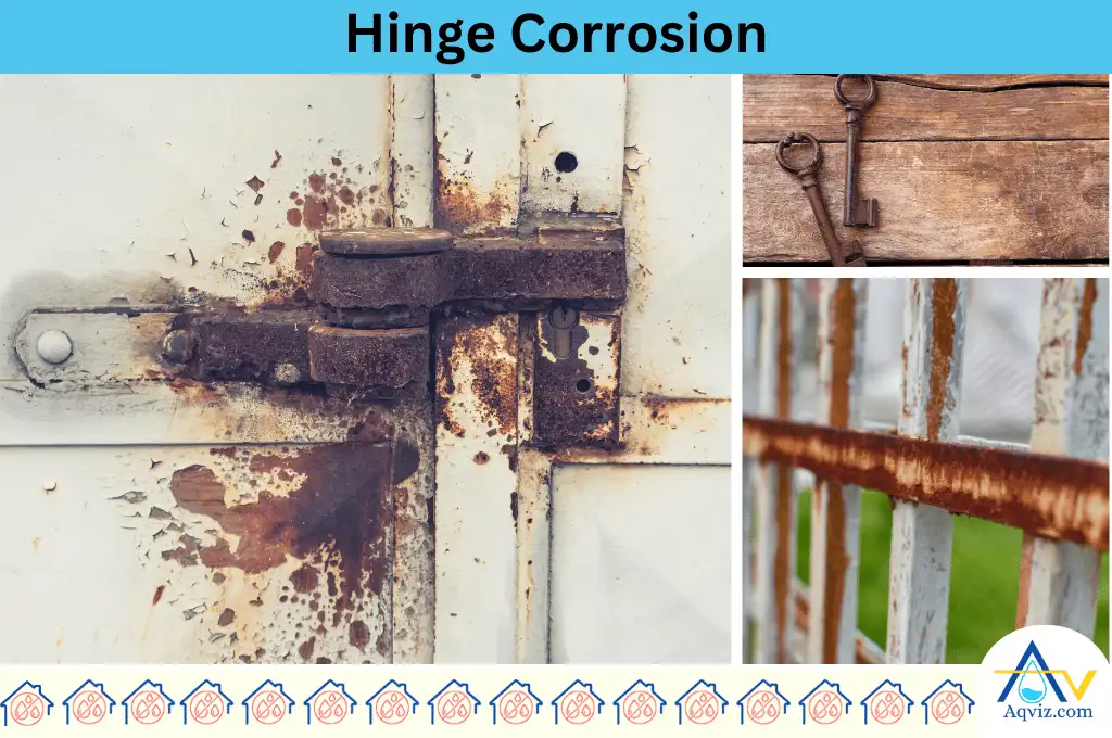Hinge corrosion