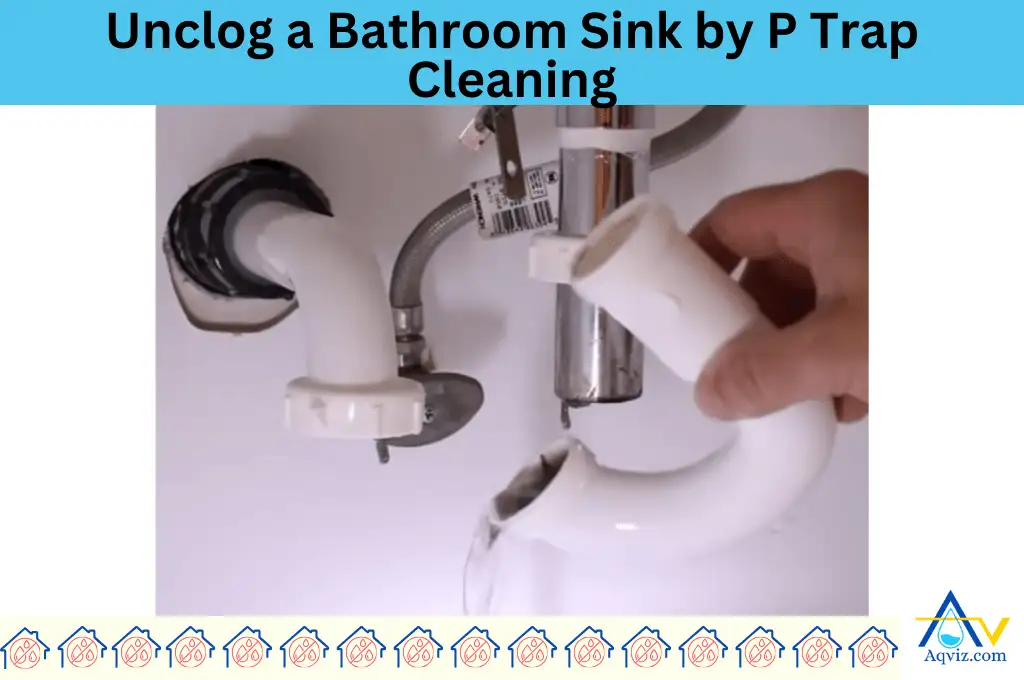 Sink P-trap cleaning