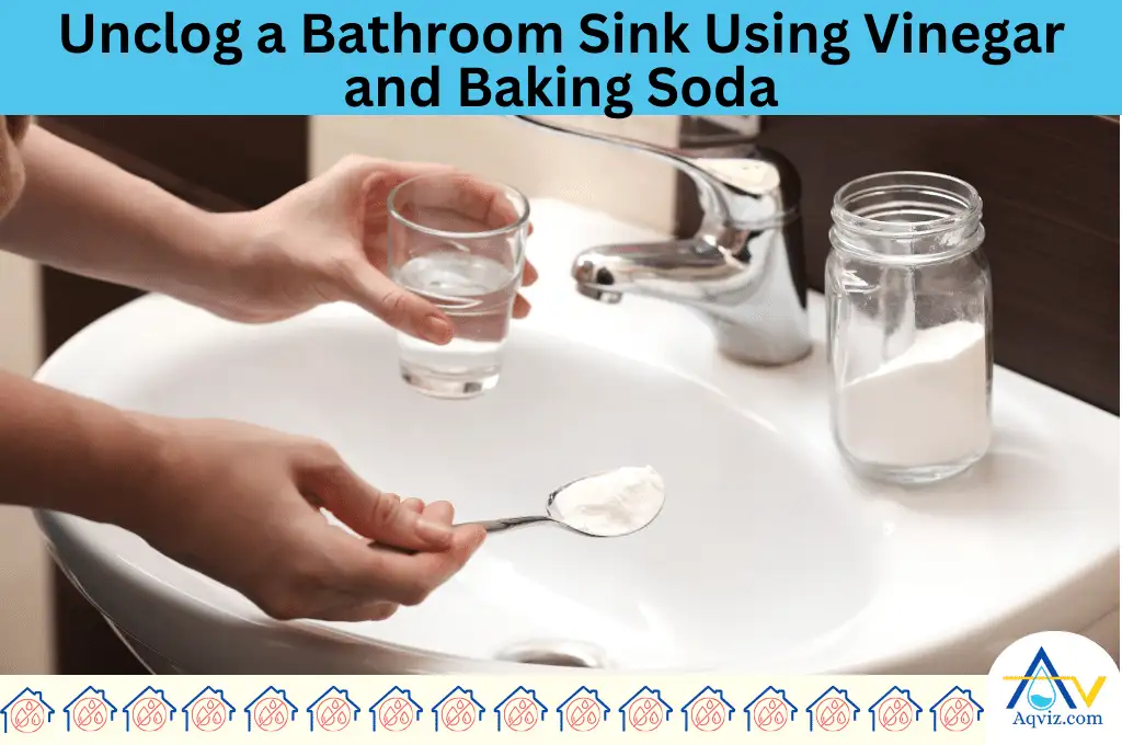 vinegar baking soda sink unclogging