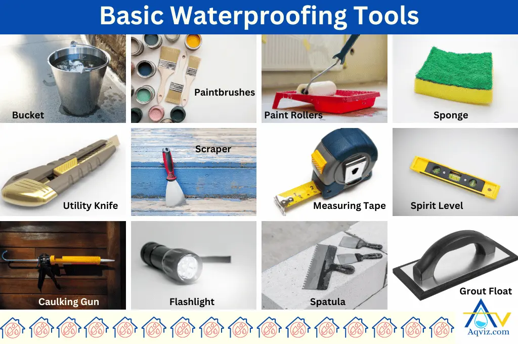 Basic waterproofing Tools
