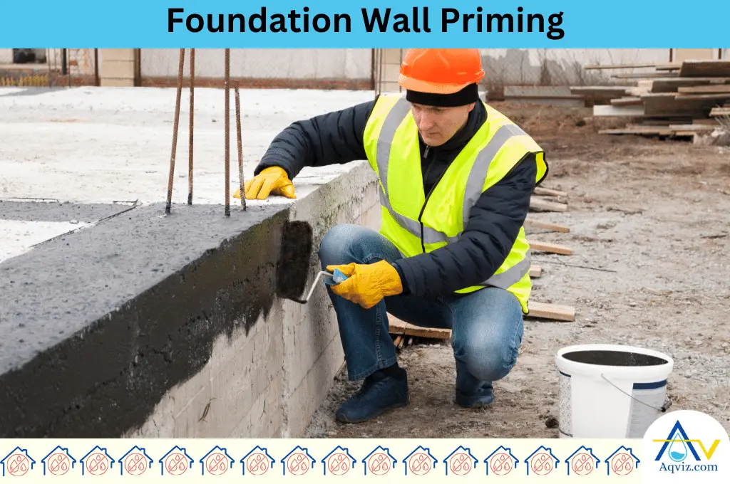 Foundation wall priming