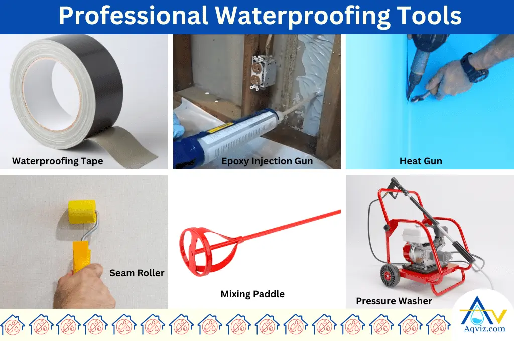 Professional Waterproofing Tools
