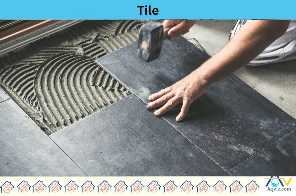 Tile substrate waterproofing