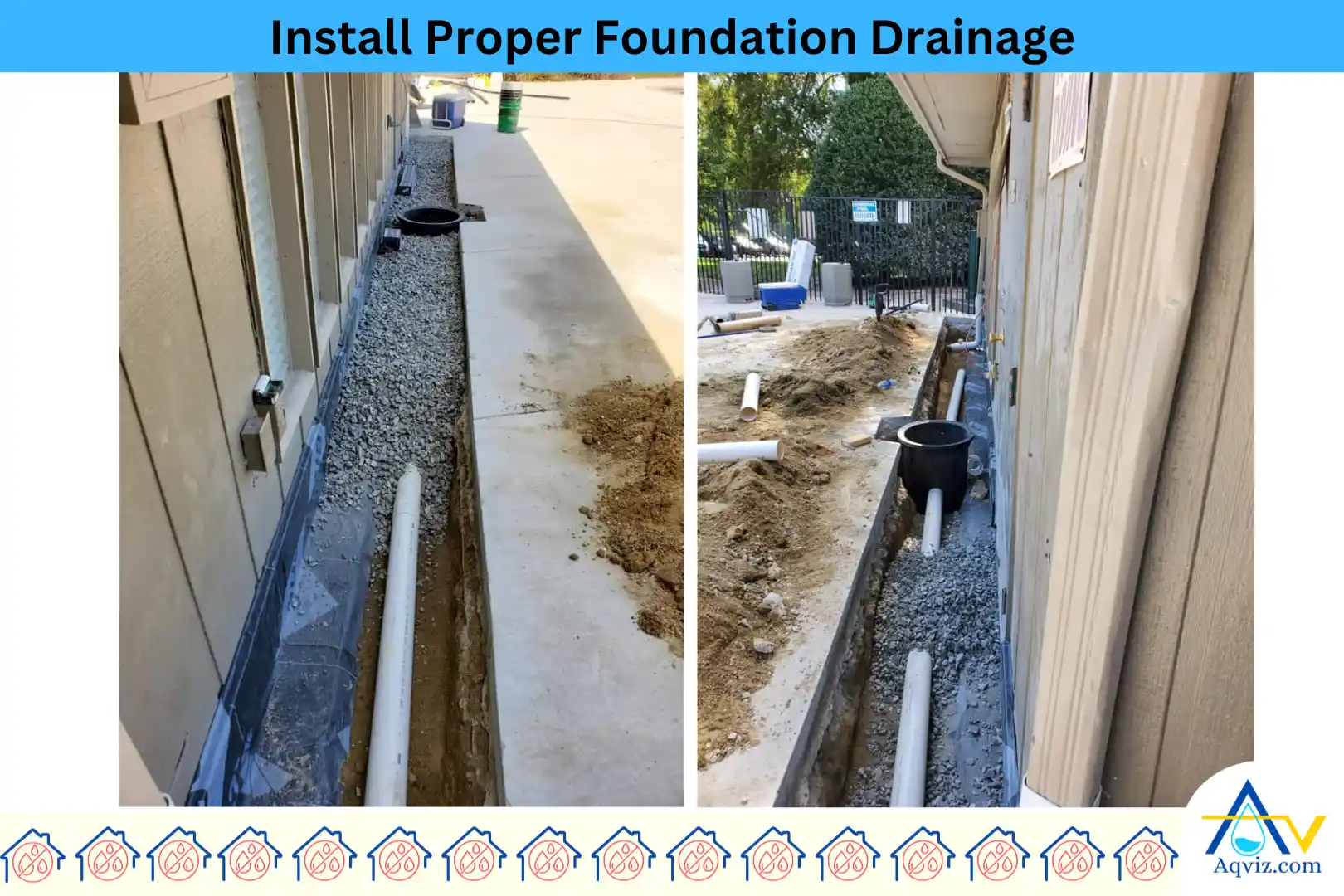 foundation-drainage-preparing