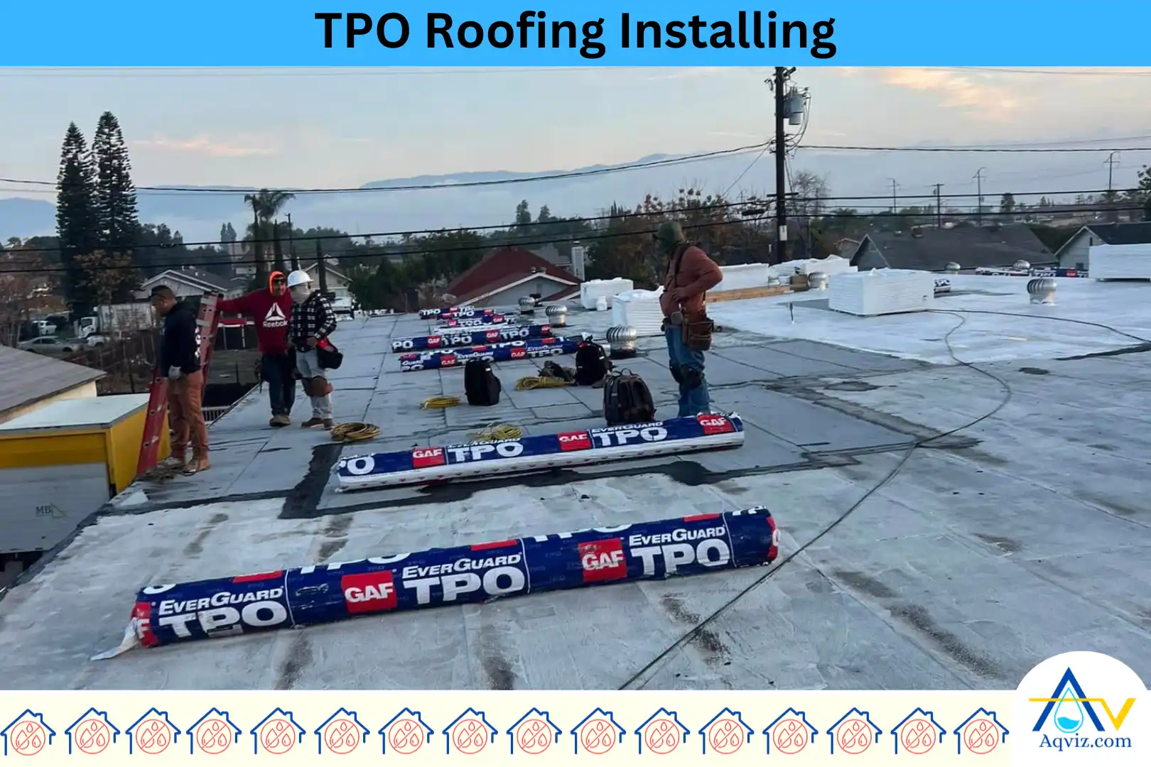 TPO-Roofing-Installing