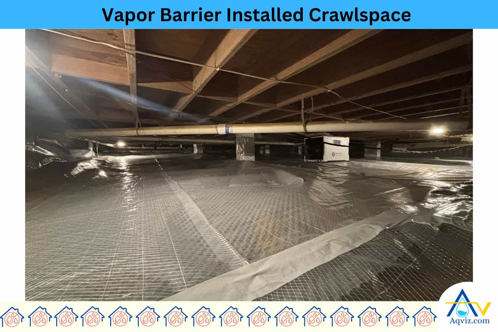 crawlspace-vapor-barrier-installing