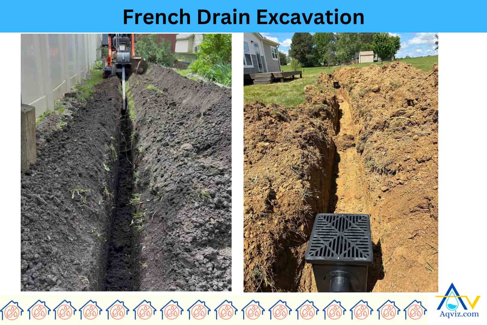 french-drain-excavation