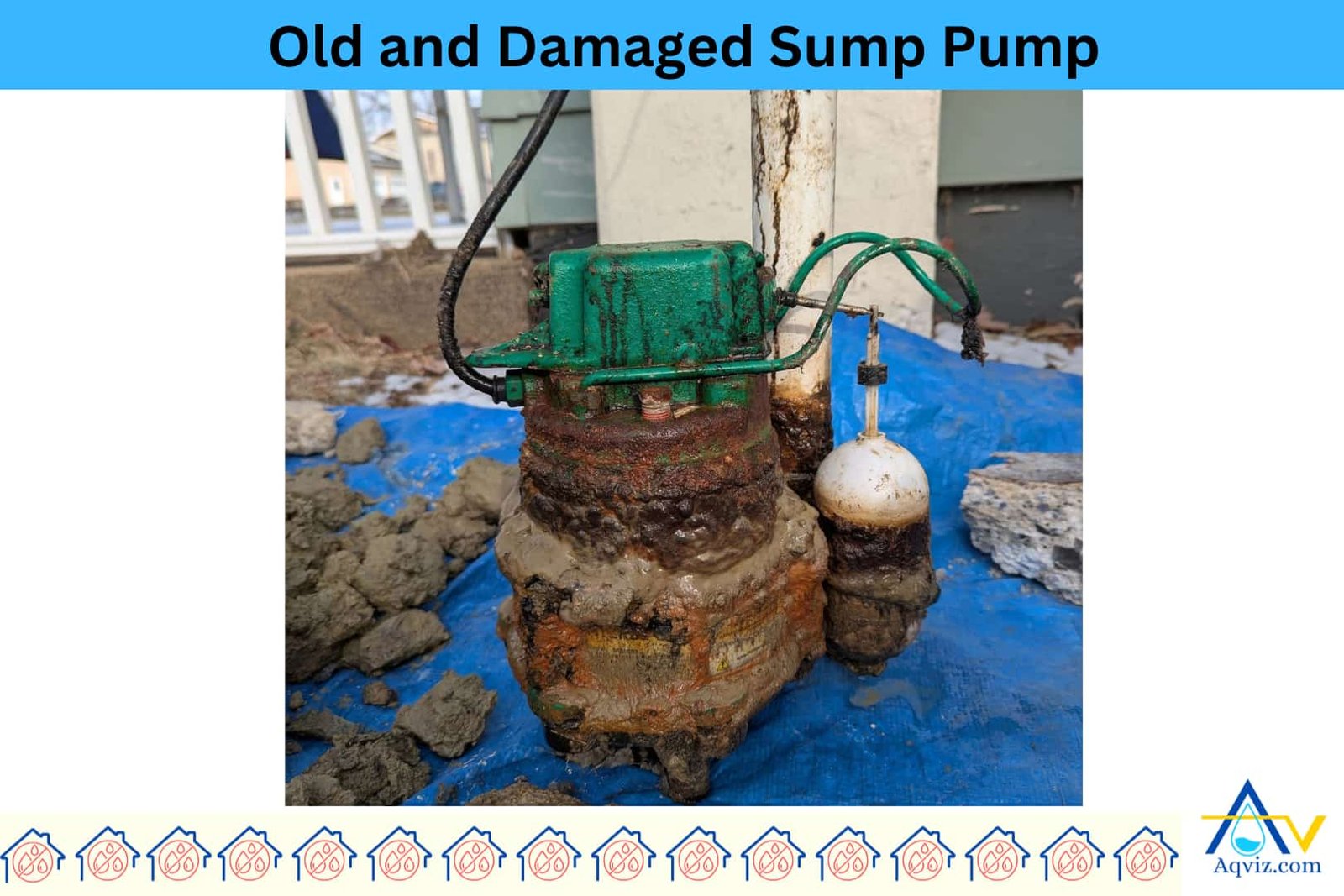 old-damaged-sump-pump