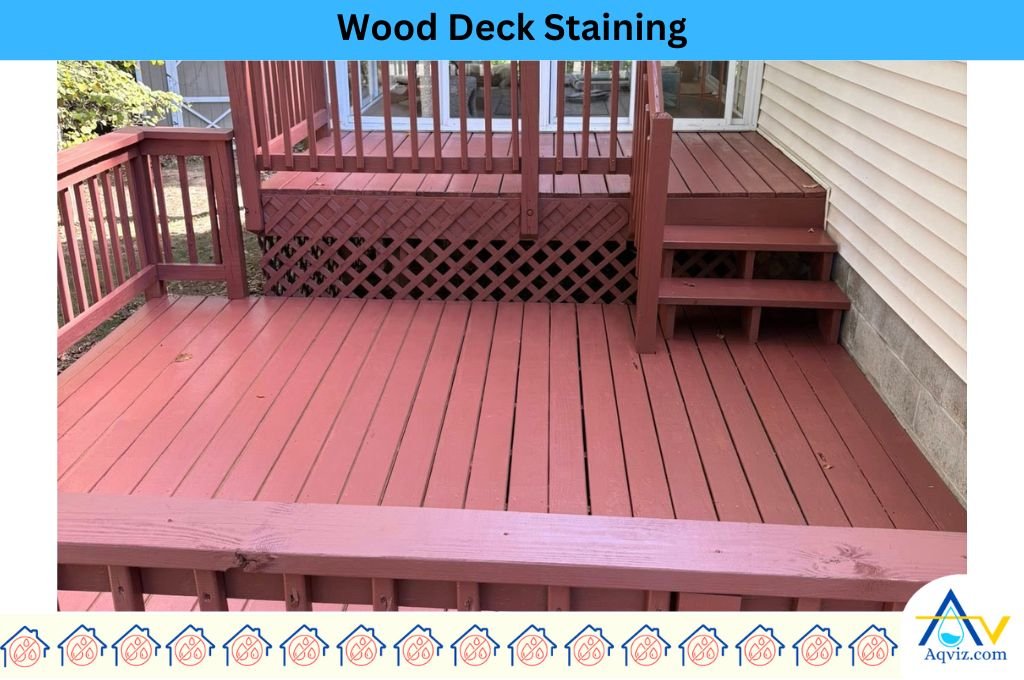 wood deck stain