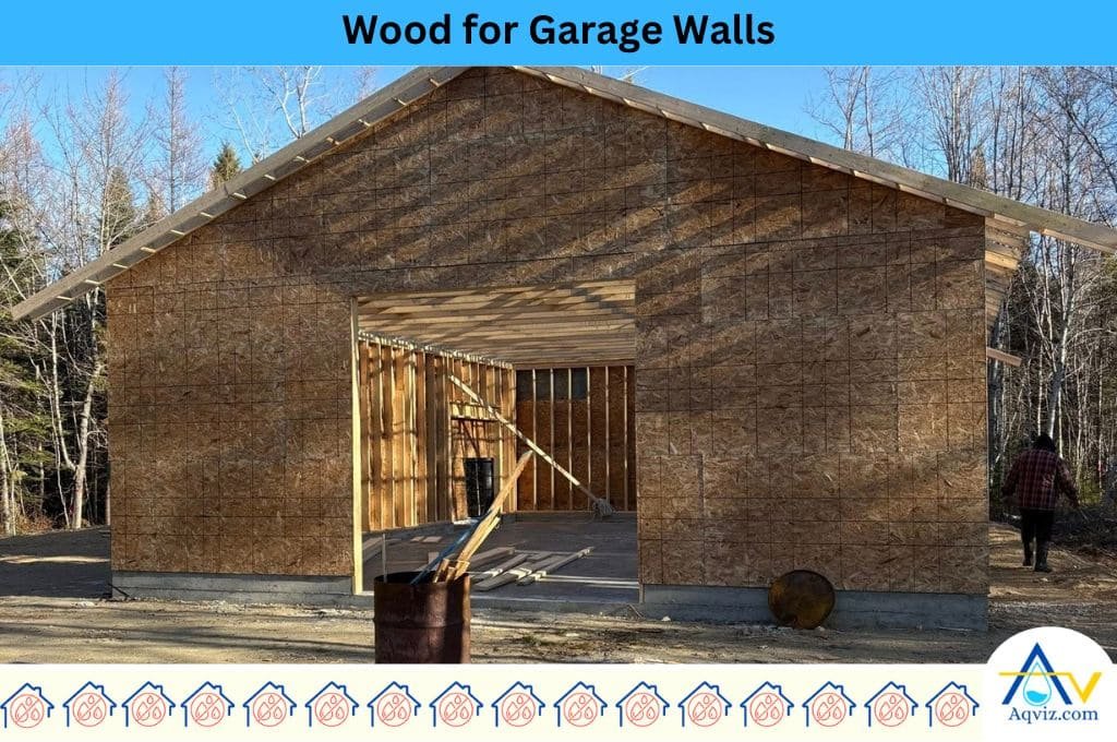 wood garage walls