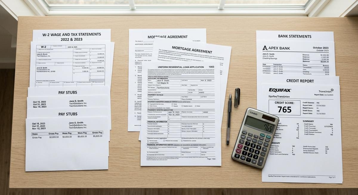 documents required for mortgage pre approval