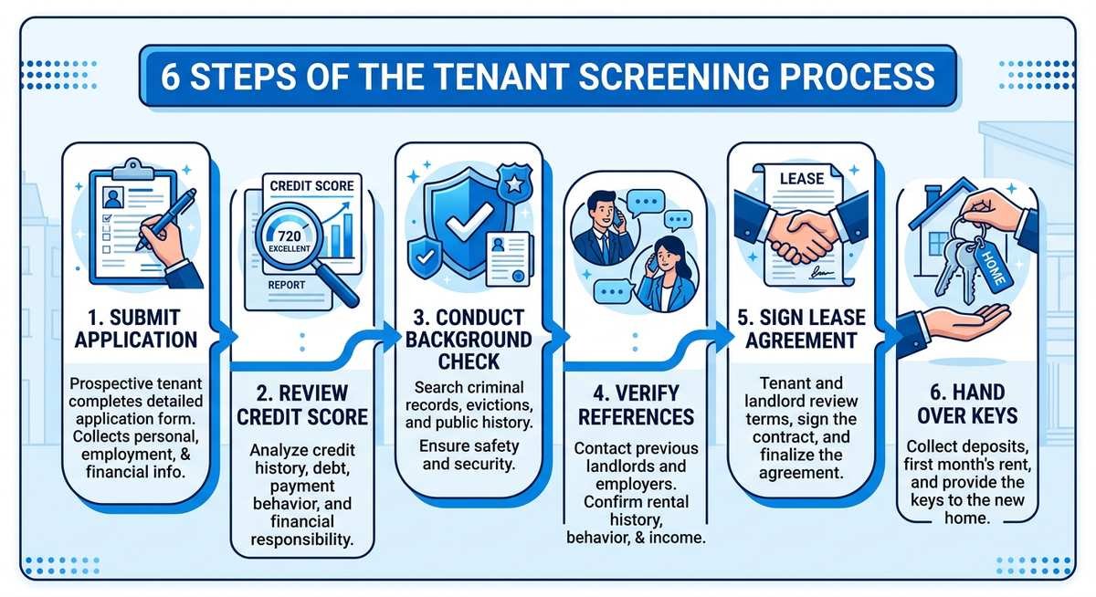 how to screen for tenants 6 steps that work