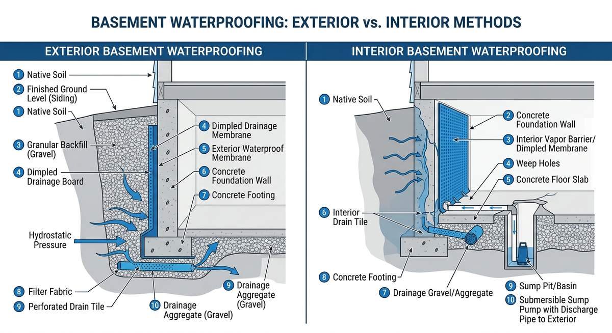 How to Waterproof Basement Walls: A Step-by-Step DIY Guide - Aqviz