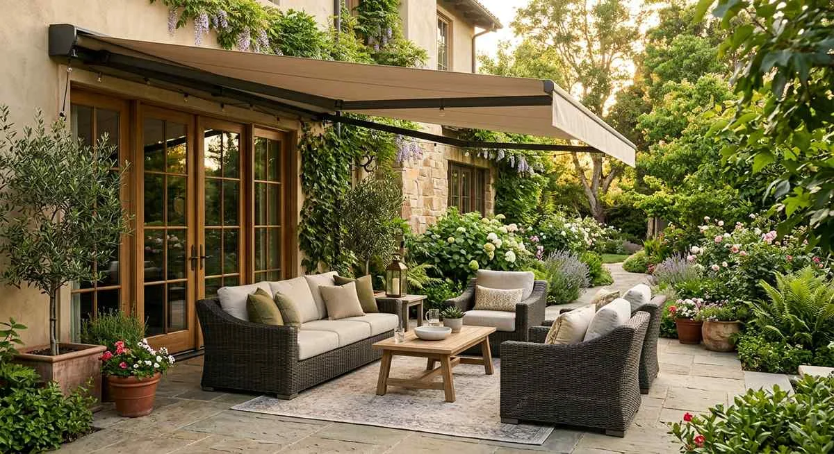 Markiseteppe: The Complete Guide to Weather-Resistant Awning Fabrics and Canopy Systems