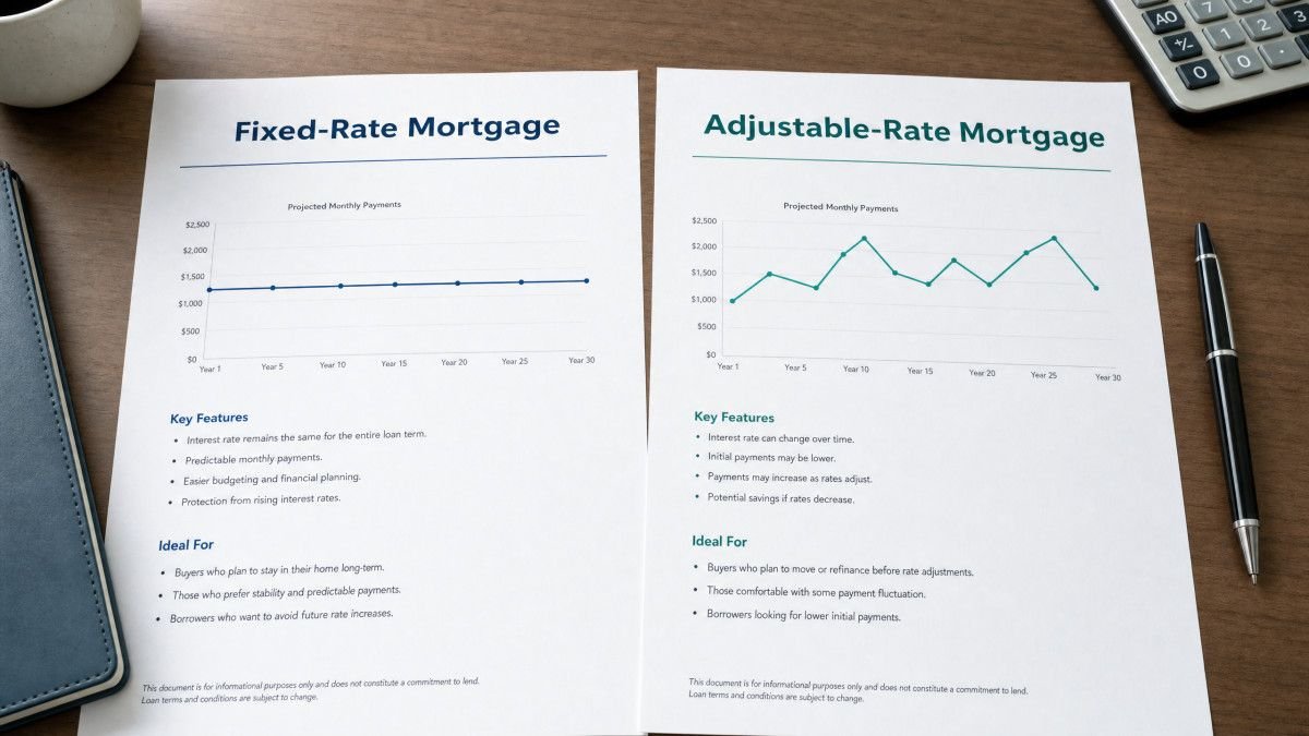 How to Choose Between a Fixed-Rate and Adjustable-Rate Mortgage