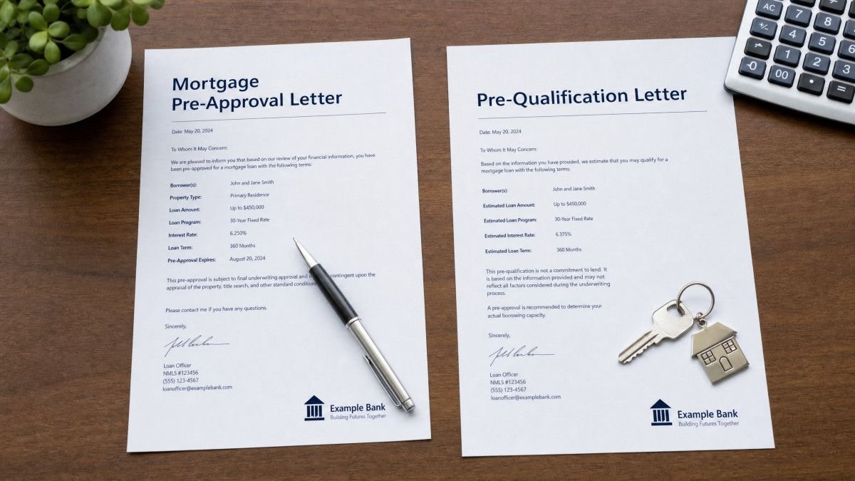 Understanding Mortgage Pre-Approval vs Pre-Qualification
