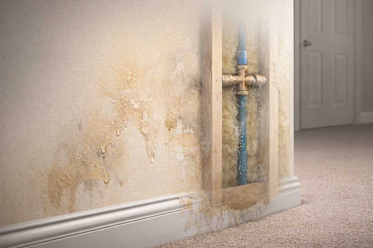 How Hidden Plumbing Leaks Undermine Home Waterproofing