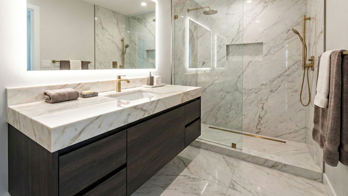 Waterproof And Durable Bathroom Remodel Options