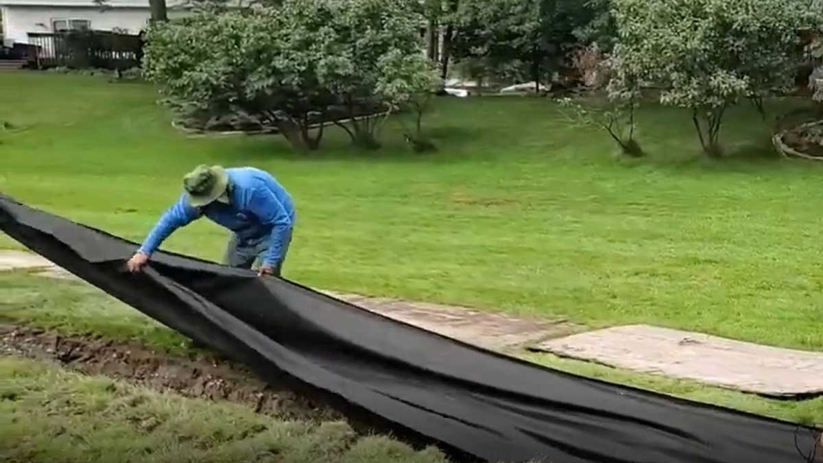 French Drain Fabric
